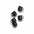 Black Ceramic Coffee Mugs 5pcs
