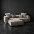 Corduroy L-Shape Sofa