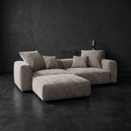 Corduroy L-Shape Sofa